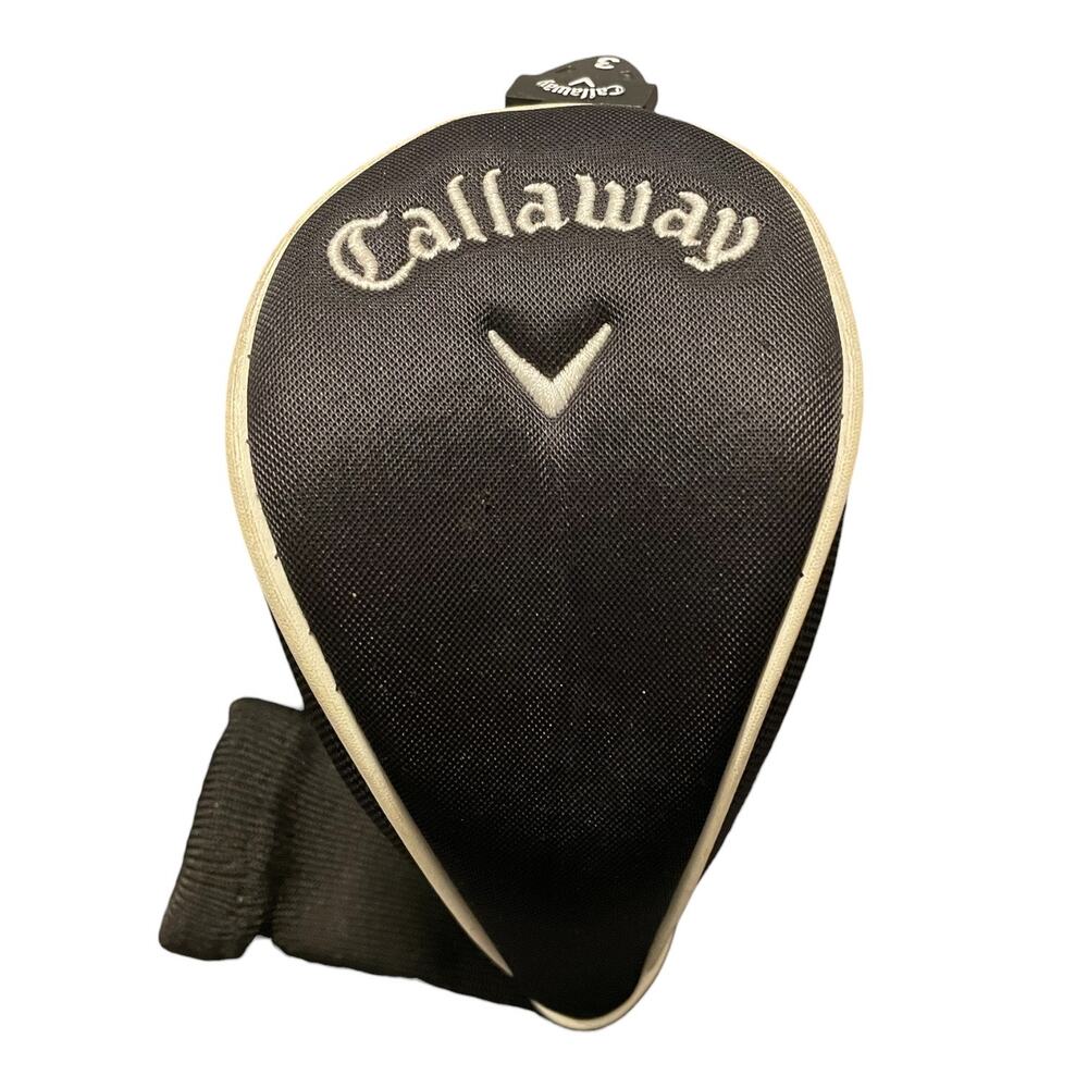 Callaway Golf Club Head Cover 3 Wood Driver Universal Fit Adjustable Protector